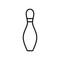 Bowling Striking Victory icon vector design templates