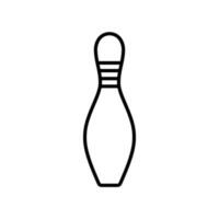 Bowling Striking Victory icon vector design templates