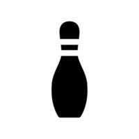 Bowling Striking Victory icon vector design templates