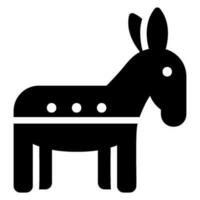 democrat glyph icon vector