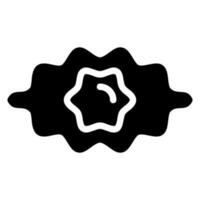 blurred glyph icon vector