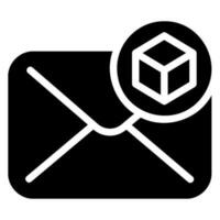 delivery glyph icon vector