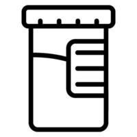 urine test line icon vector