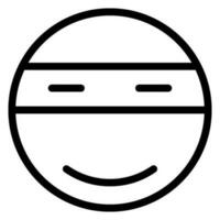 thief line icon vector
