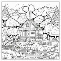 Landscape Coloring Pages photo