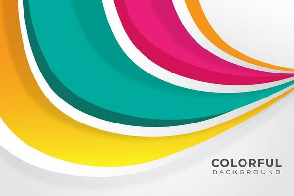 Colorful background with abstract shapes