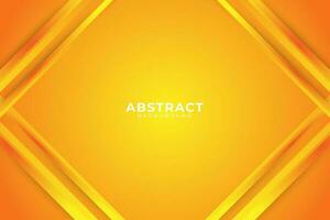 Modern orange abstract background design vector