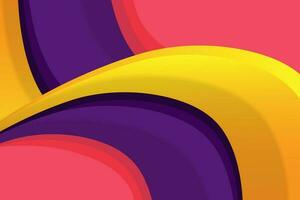 Modern colorful shaped background vector