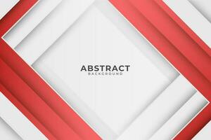 Red white modern abstract background design vector