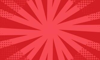 a red background with a starburst pattern vector