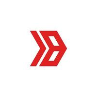 abstract number 8 arrow geometric line logo vector
