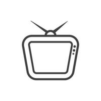 televisión icono diseño vector