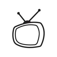 televisión icono diseño vector
