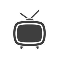 televisión icono diseño vector