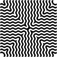 Nirmana style symmetrical curved line vector