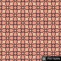 Beautiful geometric seamless pattern with beige and brown tones composition. continuous line pattern arrangement. Japanese traditional art background. vector