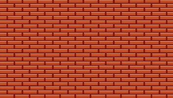 Brick wall background structure. Block stone interior red brickwall. Vector illustration rectangle