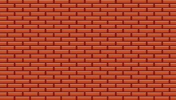 Brick wall background structure. Block stone interior red brickwall. Vector illustration rectangle