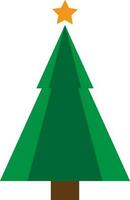 Christmas tree icon isolated on white background vector