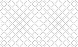 Grey diamond or diagonal square seamless pattern on white background. Vector Abstract.