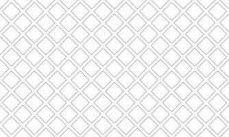 Grey diamond or diagonal square seamless pattern on white background. Vector Abstract.