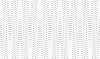 Grey curvy line seamless pattern. Waves Pattern. Vector Background.