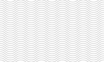 Grey curvy line seamless pattern. Waves Pattern. Vector Background.