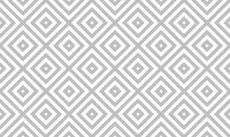 Grey rhombus geometric seamless pattern on white background. Vector Abstract.