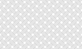 A grey basket weave seamless pattern consisting of 3 stripes with alternating angles. Vector Background.