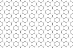 Grey circle shapes seamless pattern on white background. Vector Abstract.