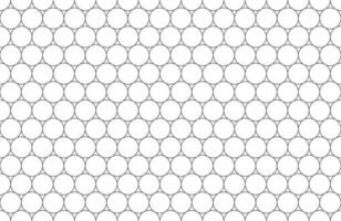 Grey circle shapes seamless pattern on white background. Vector Abstract.