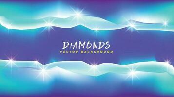 vector bg abstract diamonds shining light blue , blue gradients