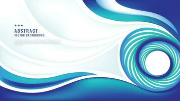 resumen circular espiral olas vector bg