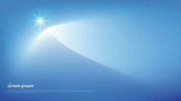 abstract vector background bg sunshine above a mountain blue