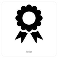 Badge and award icon concept vector