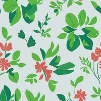 vector seamless hand drawn watercolor flower pattern. beautiful floral background design.