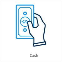 Cash and earning icon concept vector