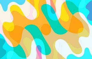 Colorful Groovy background design concept vector
