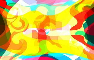 Abstract Colorful Groovy background design vector