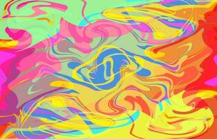 Abstract Colorful Groovy background design vector