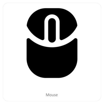Mouse and click icon concept vector