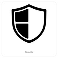 Security and protection icon concept vector