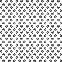 Free dog footprints pattern design vector