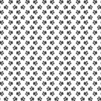 Free dog footprints pattern design vector