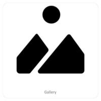 Gallery and photo icon concept vector