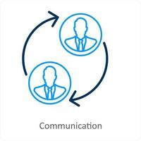 Communication and message icon concept vector