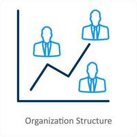 Organization Structure and team icon concept vector