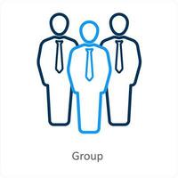 Group and team icon concept vector