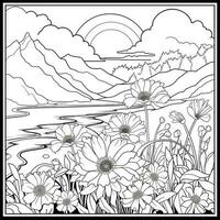 Spring Coloring Pages photo