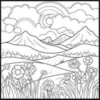 Spring Coloring Pages photo